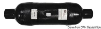 Marmitta 203 mm - 51.379.05 Osculati Flap, marmitte