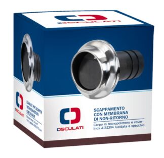 Uscita scappamento per tubi 110 mm - 51.386.09 Osculati Flap, marmitte