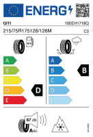 Pneumatici Furgone o Autocarro GITI GSR236 215/75 R17.5 128/126M - immagine 2