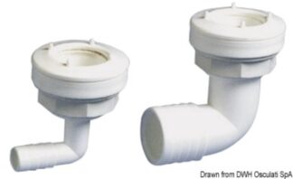 Bocchettone 37 mm 90° - 52.196.93 Osculati Serbatoi, eliche, giranti