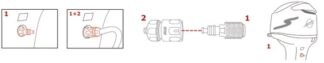Motor Flusher D Mercury - 52.749.11 Osculati Serbatoi, eliche, giranti