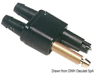 Innesto Mercury maschio doppio - 52.805.58 Osculati Serbatoi, eliche, giranti