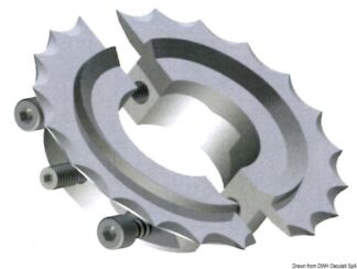 Tagliacime asse Ø50 esterno Ø120 - 52.961.10 Osculati Serbatoi, eliche, giranti