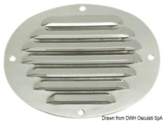 Presa d'aria ovale inox 116 x 128 mm - 53.022.01 Osculati Prese aria