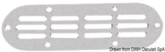 Presa aria inox ovale 180 x 59 mm - 53.216.92 Osculati Prese aria