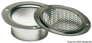 Griglia inox 58 mm - 53.301.74 Osculati Prese aria