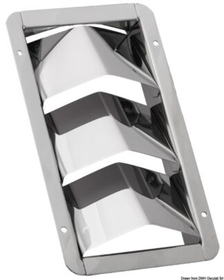 Griglia aereazione motori 205 x 114 mm - 53.401.50 Osculati Prese aria