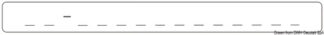 Placchetta CE 140 x 13 mm - 54.409.01 Osculati Lettere e targhette CE