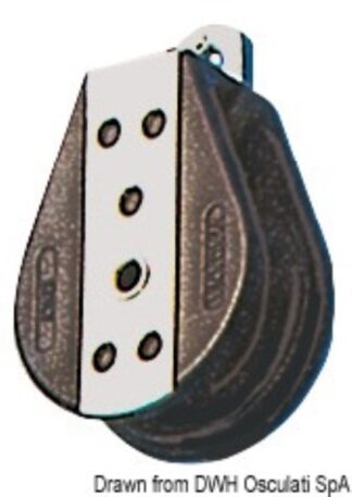 Bozzello piatto da ponte 12x57 - 55.036.12 Osculati Bozzelli, strozzascotte