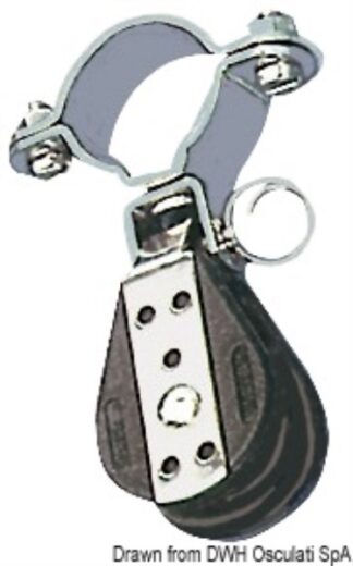 Bozzello singolo girevole 8x28 - 55.037.08 Osculati Bozzelli, strozzascotte