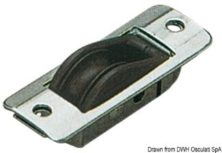 Bozzello incasso 1 puleggia 8x28 - 55.038.08 Osculati Bozzelli, strozzascotte