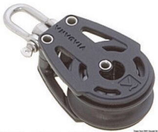 Bozzello 1 puleggia girevole o bloccabile A - 55.050.01 Osculati Bozzelli, strozzascotte