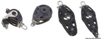 Bozzello 2 pulegge a violino arricavo B - 55.062.02 Osculati Bozzelli, strozzascotte