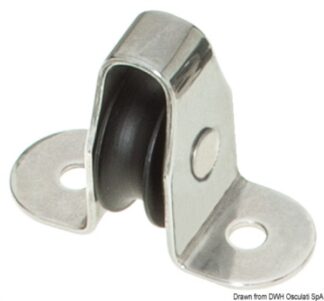 Rinvio inox verticale 4 mm - 55.063.40 Osculati Bozzelli, strozzascotte