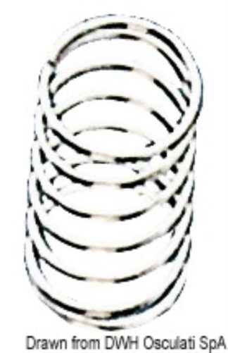 Molla per 55.351.40 12 mm - 55.242.40 Osculati Bozzelli, strozzascotte