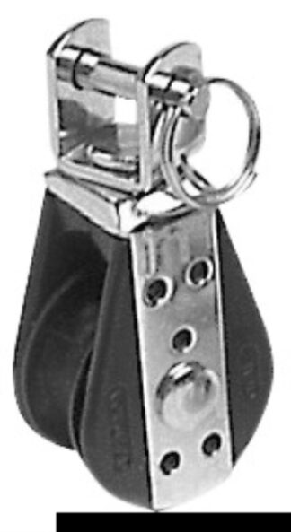 Bozzello inox 1 puleggia girevole 22x6 - 55.250.03 Osculati Bozzelli, strozzascotte