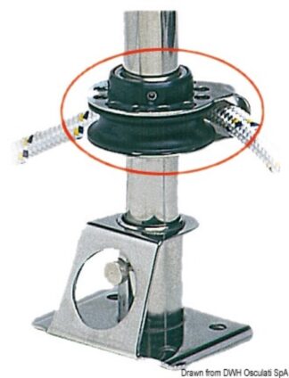 Bozzello per rinvio scotte avvolgifiocco - 55.502.00 Osculati Bozzelli, strozzascotte