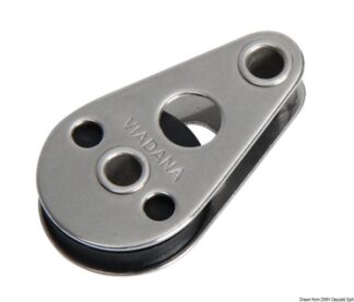 Bozzello inox 1 puleggia piatto 25x8 - 55.511.78 Osculati Bozzelli, strozzascotte