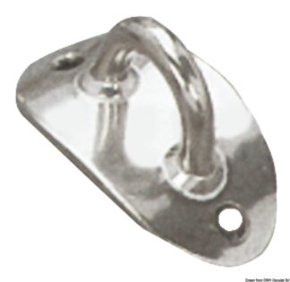 Piastrina inox per 60.137.70 - 60.137.30 Osculati Tangoni, stick