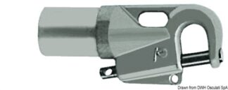 Attacco tangone lega leggera 65x60 mm - 60.328.11 Osculati Tangoni, stick