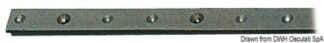 Rotaia lega leggera anodizzata 22x3 mm 2 m - 61.510.93 Osculati Rotaie, carrelli, rinvii