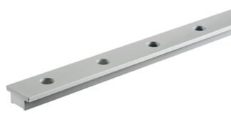Rotaia lega leggera 32x6 mm 2 m - 61.591.02 Osculati Rotaie, carrelli, rinvii