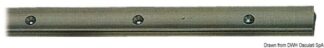 Rotaia anodizzata 25x16 mm 2 m - 62.244.51 Osculati Rotaie, carrelli, falchette