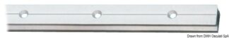 Rotaia lega leggera 31x19 mm 2 m - 62.248.50 Osculati Rotaie, carrelli, falchette
