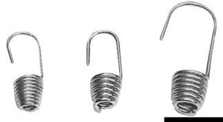 Gancio inox 10 mm - 63.185.10 Osculati Elastici, cinghie