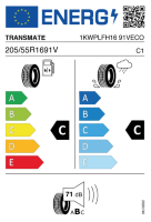 Pneumatici Auto Estivi TRANSMAT TR-ECO 205/55 R16 91 V - immagine 2
