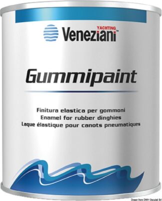 Antivegetativa Gummipaint nera 0,5 l - 65.009.12NE Osculati Isolanti, detergenti, vernici