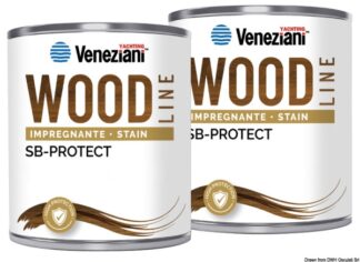 Impregnante protettivo bicomponente Wood Line 1 l - 65.030.02 Osculati Isolanti, detergenti, vernici