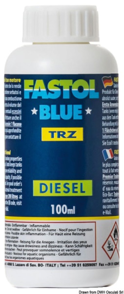 Fastol Blue diesel 100 ml - 65.050.01 Osculati Isolanti, detergenti, vernici