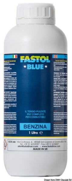 Fastol Blue benzina 1 l - 65.051.02 Osculati Isolanti, detergenti, vernici