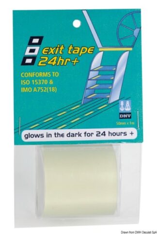 Nastro luminescente Exit Tape - 65.118.30 Osculati Isolanti, detergenti, vernici