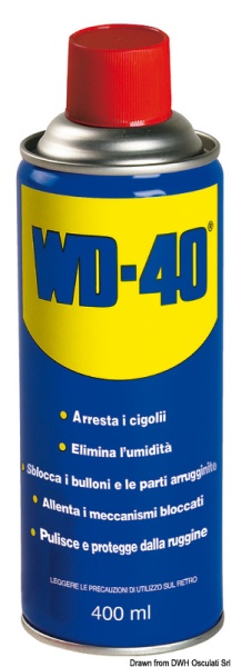 Lubrificante multiuso WD-40 400ml - 65.280.02 Osculati Isolanti, detergenti, vernici