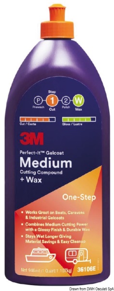 Polish per medie ossidazioni 946 ml - 65.310.23 Osculati Isolanti, detergenti, vernici