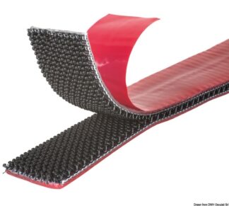 VELCRO® Brand ALFA-LOK® 25mm x 76mm, 4 set, nero - 65.450.75 Osculati Isolanti, detergenti, vernici