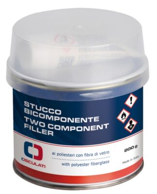 Stucco per fibra di vetro Osculati 200 g C4119 + BPO - 65.520.02 Osculati Isolanti, detergenti, vernici
