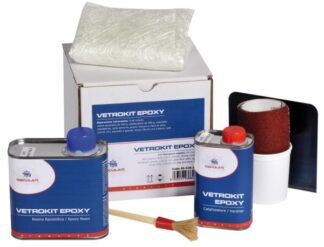 Kit Riparazione vetroresina Epoxy 500 g M5107 + M5108 - 65.520.10 Osculati Isolanti, detergenti, vernici