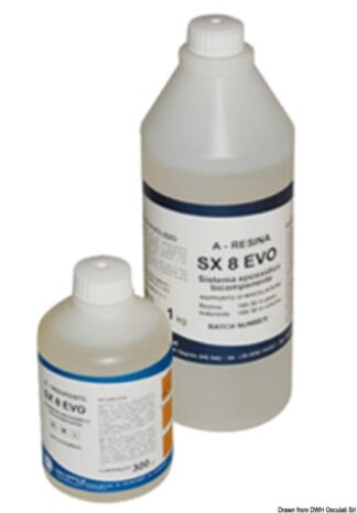 Resina epossidica 5 kg media - 65.531.05 Osculati Isolanti, detergenti, vernici