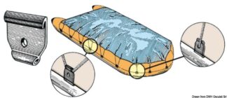 Aggancio nylon per teloni - 66.111.00 Osculati Tendalini