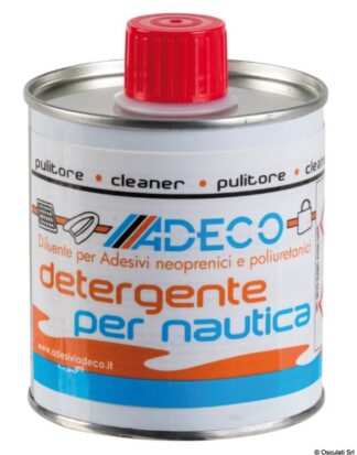 Pulitore/diluente per collanti ADECO 250 ml Detergente per nautica - 66.236.10 Osculati Collanti e prodotti di manutenzione per gommoni