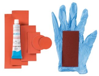 Rubber kit giallo per neoprene - 66.237.02 Osculati Collanti e prodotti di manutenzione per gommoni