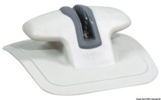 Bitta prua Fast Rubber con strozzascotte RAL 7035 - 66.320.01 Osculati Accessori per gommoni