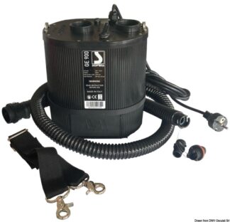 Gonfiatore SCOPREGA elettrico GE 900AA-PLUS 230V - 66.448.05 Osculati Gonfiatori elettrici
