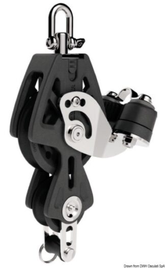Bozzello Synchro 60 violino arricavo strozzatore - 68.339.61 Osculati Attrezzatura LEWMAR