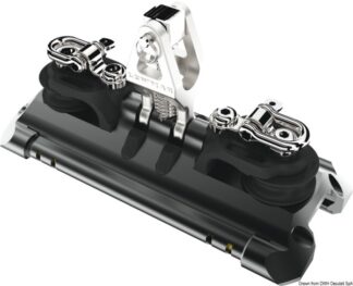 Carrello randa 1 supporto verticale pulegge doppie con arricavo - 68.724.01 Osculati Attrezzatura LEWMAR