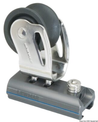 Carrello genoa T-Track 2 con fermo - 68.732.02 Osculati Attrezzatura LEWMAR