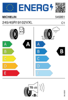 Pneumatici Auto Estivi MICHELIN E-PRIM 245/45 R19 102V XL - immagine 2